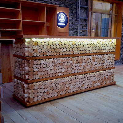 барная стойка, стойка в бара, стойка для бара, барная мебель, ресепшн, угловая стойка, эко стиль