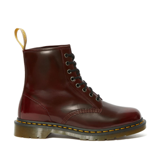 БОТИНКИ DR. MARTENS (ДОКТОР МАРТИНС)1460 бордовые на тонкой подошве