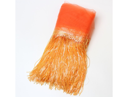 Декоративная бахрома с пайетками , 30 см. 5 метров, Т-00016, Цвет: Light Orange