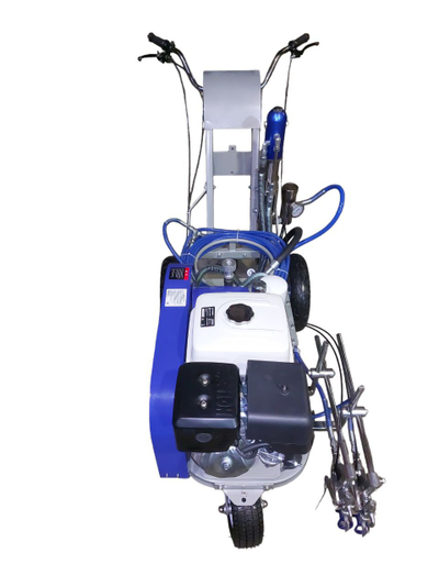 Разметочная машина AktiSpray AvS-14002DR, гидропоршневая, комплект на 2 пистолета (14 л/мин, 250 бар, бензин)