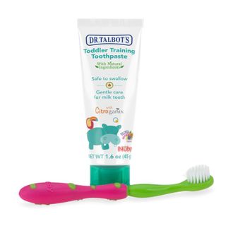 DR. TALBOT'S TODDLER TOOTHPASTE - ДЕТСКАЯ ЗУБНАЯ ПАСТА + ЗУБНАЯ ЩЁТКА