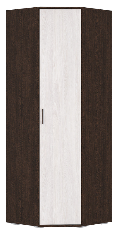 Шкаф угловой Белла венге/ясень белый  (БТС) 750*750 мм