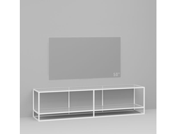 Тумба TV stand 160 lite 2 white прозрачное стекло купить в Севастополе