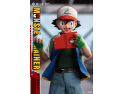 ПРЕДЗАКАЗ - Эш Кетчум (серия Pokemon) - Коллекционная ФИГУРКА 1/6 Monster Trainer (PT-sp96) - PRESENT TOYS ?ЦЕНА: 16900 РУБ.?