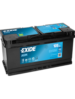 АККУМУЛЯТОР АВТОМОБИЛЬНЫЙ EXIDE AGM EK1050 R+ 105Ah 950А (En)