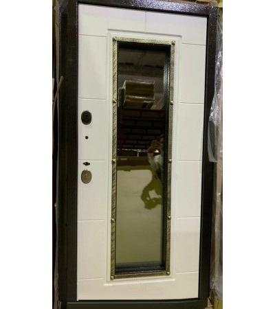 АГОРА. АНТИК МЕДНЫЙ/ ЛИСТВЕННИЦА СВЕТЛАЯ. ДВУХКАМЕРНЫЙ СТЕКЛОПАКЕТ. НАДЕЖНАЯ ВХОДНАЯ ДВЕРЬ