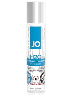 Возбуждающий лубрикант на водной основе JO Personal Lubricant H2O Warming - 30 мл.