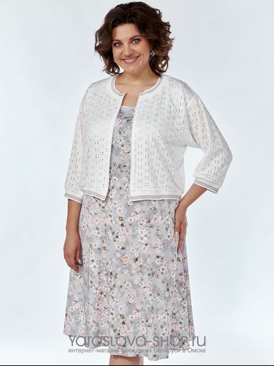 Модель: 2881.Женский комплект, состоящий и жакета и платья.