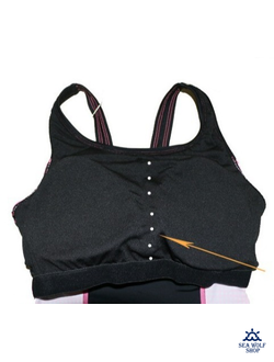 Купальник FLYSEA черно-фиолетовый р.L-42/165