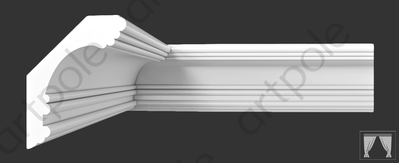 Карниз гладкий SKT2