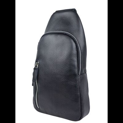 Кожаный кросс-боди рюкзак Vignola black (арт. 
3104-01)