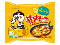 Лапша SAMYANG Buldak "Острая курица Ramen с СЫРОМ" 140гр (18)