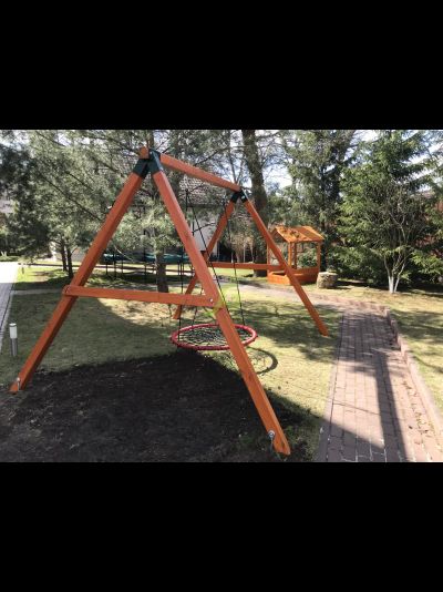 Качельный модуль "Гнездо-паутинка"