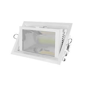 Светодиодный светильник ВАРТОН Downlight поворотный квадратный 241*154*100 мм 30W 3000K 1/6