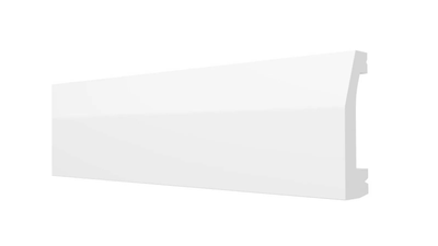 Напольный плинтус Decor-Dizayn DD125, для покраски, влагостойкий, ударопрочный, 2 метра