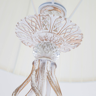 Торшер с абажуром Eurosvet Selesta 01003/1 белый с золотом