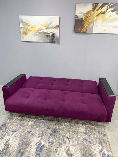 Диван-книжка на утяжке с МДФ декором (З)