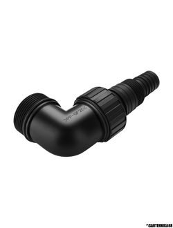 Отвод ерш патрубок 1 1/2" под 40мм вход в насос (штуцер) для дренажного насоса угловой