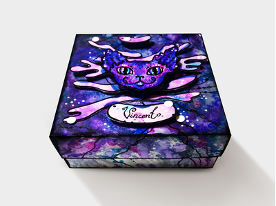 Трёхмерная подарочная коробочка в стиле украшения (3D-дизайн)