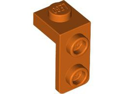 Bracket 1 x 1 - 1 x 2, Reddish Orange (79389 6529189)