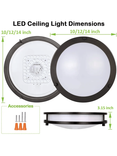 Преключаемый светодиодный потолочный светильник 3-CCT 15w