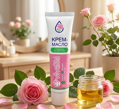 Крем-масло «Виватон» с эфирным маслом розы, 50 мл