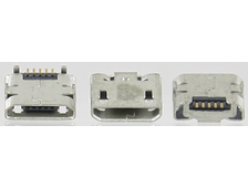 Разъем зарядки microusb № 10 Lenovo A7-50 (A3500),  HTC G11 (MC-083B)