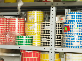 Этикетки термотрансферные цветные