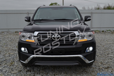 Бампер + губа MIDDLE EAST Toyota Land Cruiser 200 2007-2015 в стиле 2016+