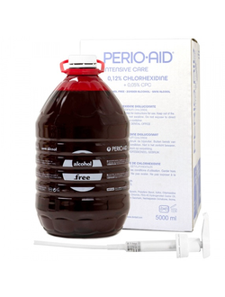Ополаскиватель антибактериальный с хлоргексидином 0,12% Perio-Aid, Dentaid, 5000 мл.