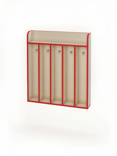 Вешалка настенная на 5 крючков