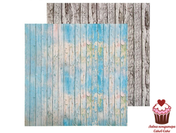 Фотофон двусторонний Крашеные доски, картон