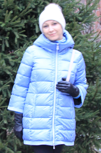 Удлиненная куртка с капюшоном