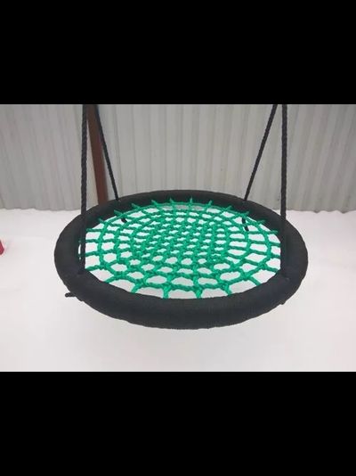 Качели гнездо 100 см толстый обод + толстая сеть