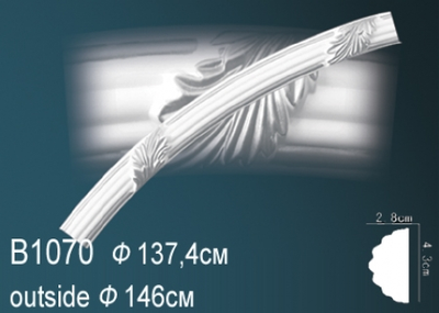 Круговой молдинг B1070