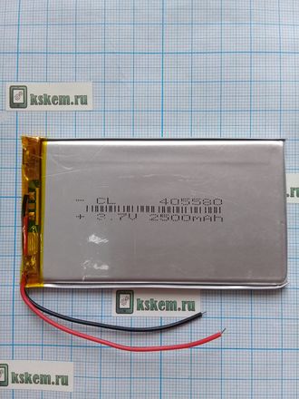 Аккумулятор с контроллером №25 для телефонов и планшетов 3,7 V 2500 mAh (85*50*4 мм)