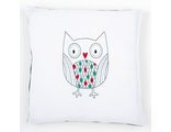 Сова (креативная подушка) PN-0155287, Vervaco (набор для вышивания подушки) vkn