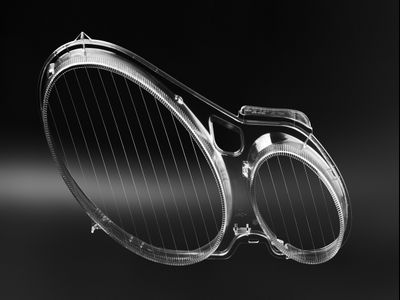 Стекло для фары Mercedes-Benz E-Class W211 (2002 - 2009) правое (R), 1шт