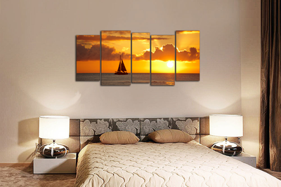 Модульная картина "Парусник"