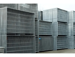 Ограждение оцинкованное временное ЕВРО-2 для стройки в Москве