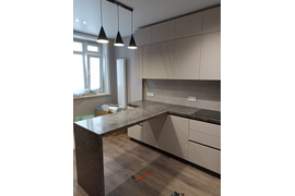 Кухня Кашемир с антрисолями