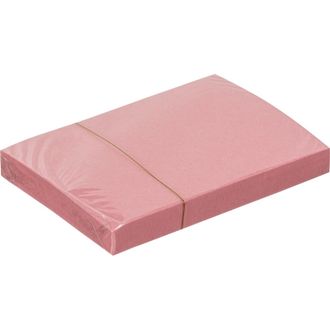 Блок-кубик Гознак с клеевым краем, 50х75, розовый (100 л)