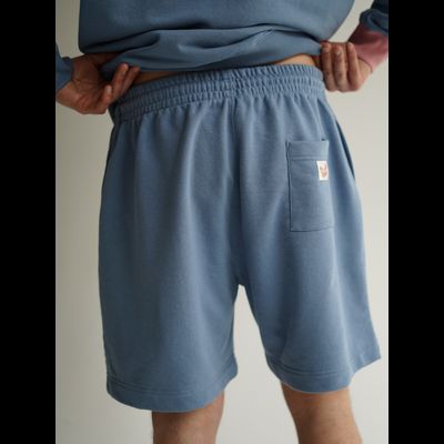 ШОРТЫ УНИСЕКС "ПРИЯТНО" ГОЛУБЫЕ