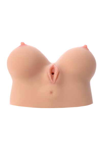 M01-002-01V Мастурбатор реалистичный KOKOS Juliana Breast с вибрацией и ротацией