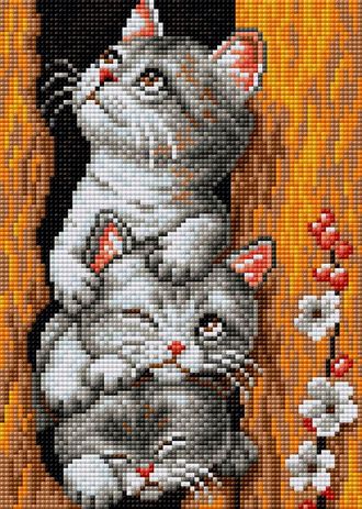 Забавные котята V-73 (алмазная мозаика) mgm-mk-mq