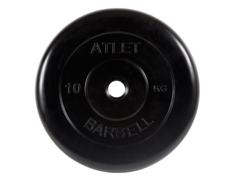 Диск обрезиненный MB Barbell Atlet, диаметр 31 мм, вес 1,25 - 25 кг