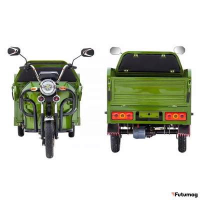 Грузовой электротрицикл Rutrike Вояж-П2 1250 60V 800W зеленый