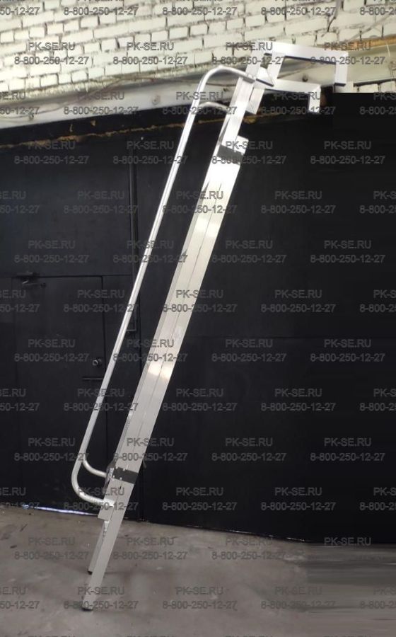 ЛПТп лестница телескопическая с поручнем