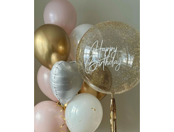 Сет из гелиевых шаров "Золотой"