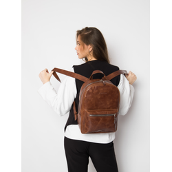 Женский кожаный рюкзак Albiate cognac (арт. 3103-03)